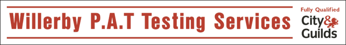 Willerby P.A.T Testing Services